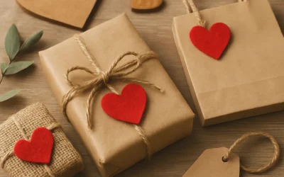 Prezenty walentynkowe w stylu eko