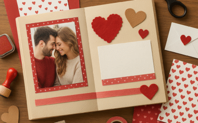 Walentynkowe pomysły dla miłośników scrapbookingu