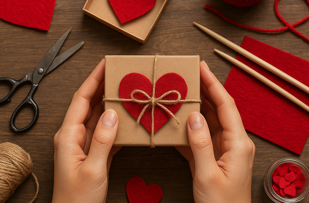 Walentynkowy prezent handmade – inspiracje krok po kroku