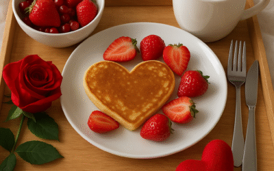Walentynkowe przepisy na śniadanie do łóżka