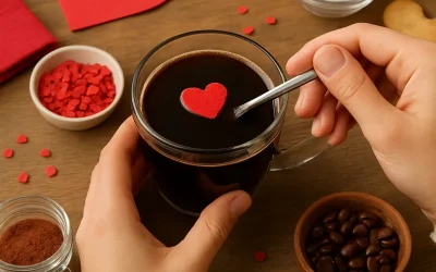 Jak przygotować walentynkową herbatę lub kawę DIY